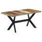 Preview: Esstisch 160x80x75 cm Altholz Massiv