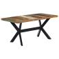 Preview: Esstisch 160x80x75 cm Altholz Massiv