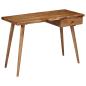 Preview: Schreibtisch Akazienholz Massiv 110 x 50 x 76 cm