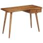Preview: Schreibtisch Akazienholz Massiv 110 x 50 x 76 cm