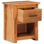 Preview: Nachttisch 40x30x50 cm Massivholz