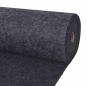 Preview: ARDEBO.de - Teppich Anthrazit 1,2 x 10 m Polyester