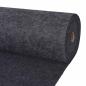 Preview: ARDEBO.de - Teppich Anthrazit 1,2 x 15 m Polyester