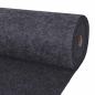 Preview: ARDEBO.de - Teppich Anthrazit 1,2 x 20 m Polyester