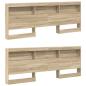 Preview: Bücherregal-Bett Sonoma-Eiche 180 x 200 cm Holzwerkstoff
