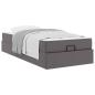 Preview: Bettgestell mit Matratze Sonstiges 2 Stk. Grau PVC