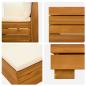 Preview: 3 stk. Outdoor-Sofagarnitur Massivholz Akazie Braun