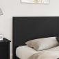 Preview: Bettgestell mit Stauraum und Kopfteil Schwarz 200 x 200 cm