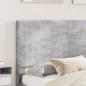 Preview: Bettgestell mit Stauraum und Kopfteil Betongrau 150 x 200 cm