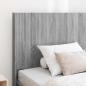 Preview: Bettgestell mit Stauraum und Kopfteil Grau Sonoma 90 x 200 cm
