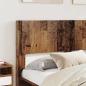 Preview: Bettgestell mit Stauraum und Kopfteil Altholz 150 x 200 cm