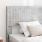 Preview: Bettgestell mit Stauraum und Kopfteil Betongrau 75 x 190 cm