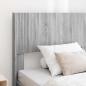 Preview: Bettgestell mit Stauraum und Kopfteil Grau Sonoma 75 x 190 cm