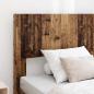 Preview: Bettgestell mit Stauraum und Kopfteil Altholz 75 x 190 cm