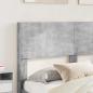 Preview: Bettgestell mit Stauraum und Kopfteil Betongrau 150 x 200 cm