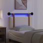 Preview: Hängendes Kopfteil Mit LED Licht Creme Antikes PU