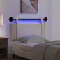Preview: Hängendes Kopfteil Mit LED Licht Creme Stoff