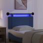 Preview: Hängendes Kopfteil Mit LED Licht Blau Stoff
