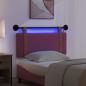 Preview: Hängendes Kopfteil Mit LED Licht Weinrot Antikes PU