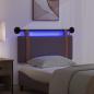 Preview: Hängendes Kopfteil Mit LED Licht Dunkelbraun Antikes PU