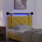 Preview: Hängendes Kopfteil Mit LED Licht Gelb Samt