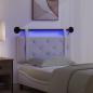 Preview: Hängendes Kopfteil Mit LED Licht Creme Samt