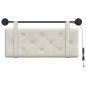 Preview: Hängendes Kopfteil Mit LED Licht Creme Samt