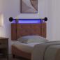Preview: Hängendes Kopfteil Mit LED Licht Braun Antikes PU