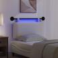 Preview: Hängendes Kopfteil Mit LED Licht Creme Cordstoff