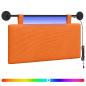 Preview: Hängendes Kopfteil Mit LED Licht Orange Cordstoff