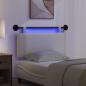 Preview: Hängendes Kopfteil Mit LED Licht Creme Cordstoff