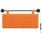 Preview: Hängendes Kopfteil Mit LED Licht Orange Cordstoff