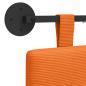 Preview: Hängendes Kopfteil Mit LED Licht Orange Cordstoff