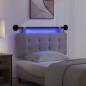 Preview: Hängendes Kopfteil Mit LED Licht Taupe Stoff