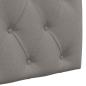 Preview: Hängendes Kopfteil Mit LED Licht Taupe Stoff
