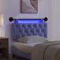Preview: Hängendes Kopfteil Mit LED Licht Jeans blau Stoff