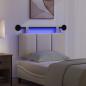 Preview: Hängendes Kopfteil Mit LED Licht Creme Stoff