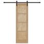 Preview: Schiebetür 61 x 198,5 cm Massives Kiefernholz