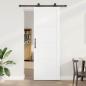 Preview: ARDEBO.de - Schiebetür ORKDAL 83 x 232 cm Massives Kiefernholz Weiß