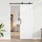 Preview: Schiebetür ORKDAL 83 x 232 cm Massives Kiefernholz Weiß