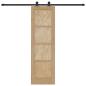 Preview: Schiebetür ORKDAL 61 x 198,5 cm Massives Kiefernholz Natur
