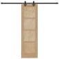 Preview: Schiebetür ORKDAL 61 x 198,5 cm Massives Kiefernholz Natur