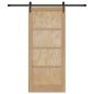 Preview: Schiebetür ORKDAL 86 x 198,5 cm Massives Kiefernholz