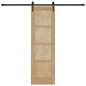 Preview: Schiebetür ORKDAL 61 x 198,5 cm Massives Kiefernholz Natur