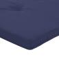 Preview: Kissen für draußen 2 Stk. Stoff Marineblau 180 x 55 x 7 cm