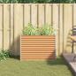 Preview: Hochbeet Hellbraun 98 x 50 x 68 cm Verzinkter Stahl
