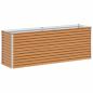 Preview: Hochbeet Hellbraun 195 x 50 x 68 cm Verzinkter Stahl