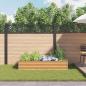 Preview: Hochbeet Hellbraun 195 x 100 x 36 cm Verzinkter Stahl