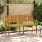 Preview: ARDEBO.de - Bank Outdoor Natur 150 x 55,5 x 90 cm Massivholz Akazie