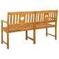 Preview: Bank Outdoor Natur 150 x 55,5 x 90 cm Massivholz Akazie